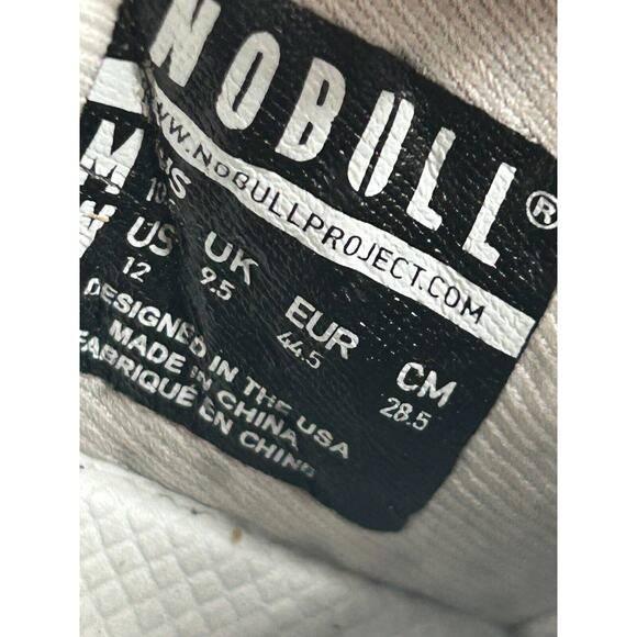 Nobull Reflective Mens Golf Shoes White Mens Size 10.5 - Picture 9 of 11